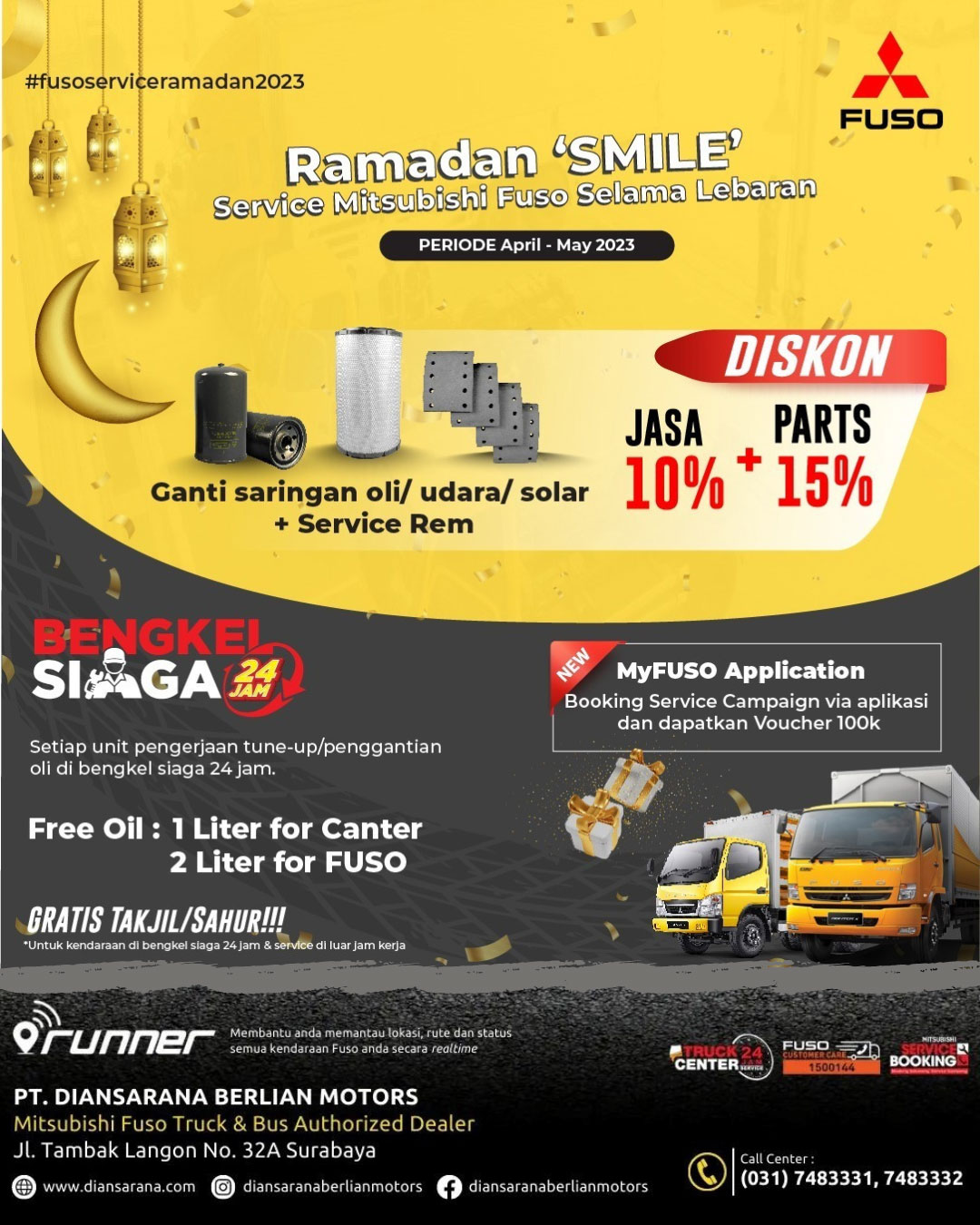 Ramadhan SMILE - Service Mitsubisi Fuso Selama Lebaran